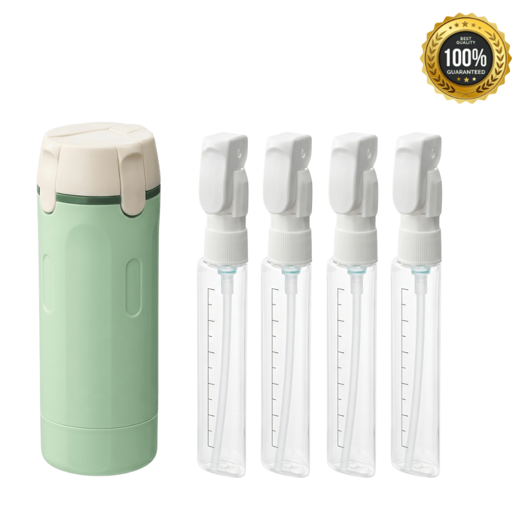 4-in-1 Leakproof Rotatable Travel Dispenser Set