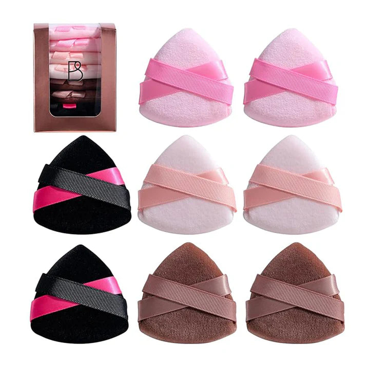 Ultra-Soft Triangle Makeup Puff Set