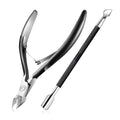 Dual-End Cuticle Pusher & Trimmer